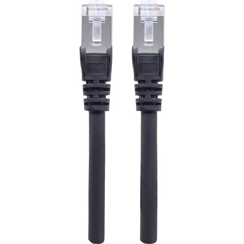 Intellinet 741101 RJ45 omrežni kabel\, Patch kabel CAT 6a S/FTP 15.00 m črna za&scaron;čita iz folije\, pletena za&scaron;čita\, za&scaron;čiten\, brez halogena 1 kos, (20417750) Cene