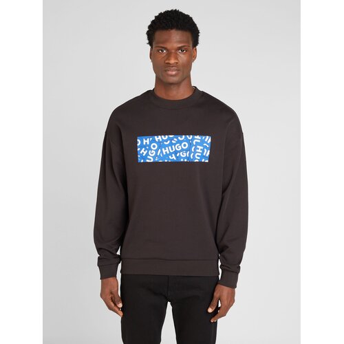 Hugo Sweater majica &amp;#039;Naylos&amp;#039; plava / crna / bijela Slike