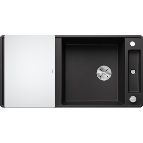 Blanco pomivalno korito AXIA III XL 6 SF InFino SILGRANIT desko steklo, z daljinskim upravljanjem. - GRAFIT Cene