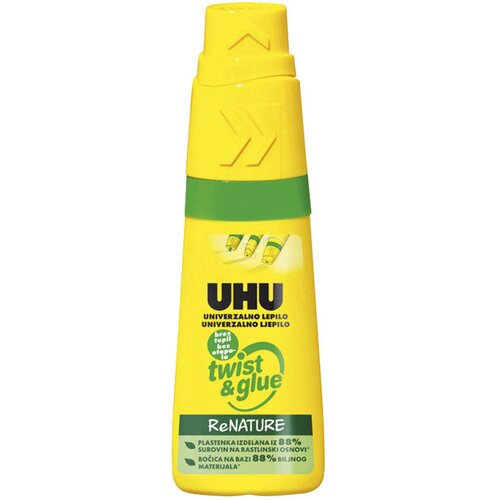  LJEPILO UNIVERZALNO 35ML BEZ OTAPALA TWIST&GLUE RENATURE UHU.46340 ZELENO Cene