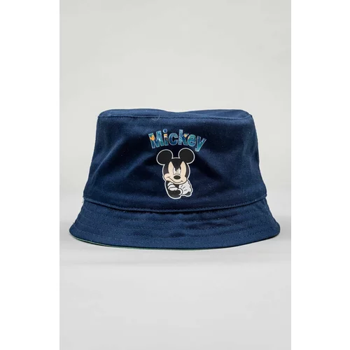Zippy Obojestranska bombažna otroška kapa x Disney mornarsko modra barva
