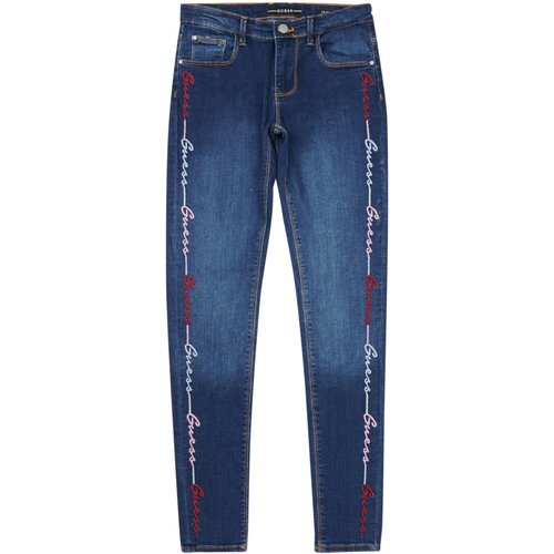 Guess DENIM SKINNY EMBROIDER Blue Slike