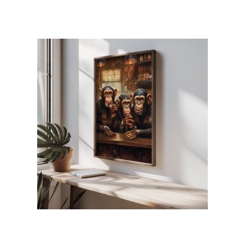 Wallity Zidna slika HUM096, 50x70x3,5 cm Slike