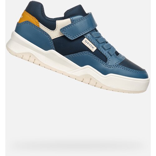 Geox Light Blue Boys' Perth Sneakers - Boys Cene