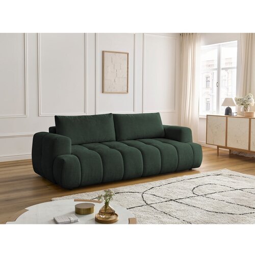 Bobochic Paris Zelena sklopiva/s prostorom za odlaganje sofa 251 cm Fuji &amp;ndash; Slike