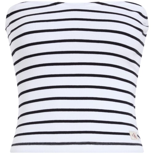 Calvin Klein Jeans Top črna / bela Cene