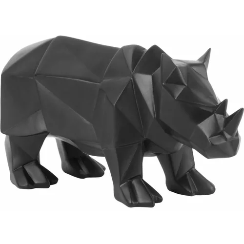 PT LIVING mat crna skulptura Origami Rhino