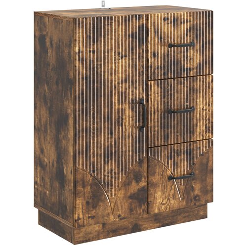  Kreveta Dimljeni hrast 66 x 34,5 x 87 cm Konstruirano drvo Cene