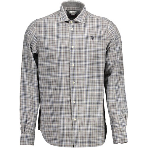 U.S. Polo Assn. US POLO SHIRT LONG SLEEVE MEN GREY Slike