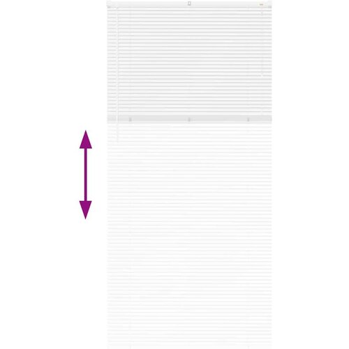 Zavjesa za prozor sa zavjesama Ostalo Bijela 80 x 130 cm Aluminij Slike