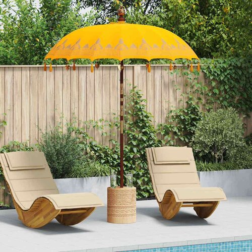  Balineški Parasol Žuta 180-190 cm Pamuk solidno drvo Cene