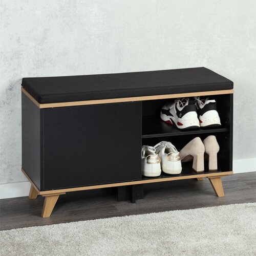 Kesper KSP15943 CIPELARNIK SA JASTUKOM ZA SEDENJE CRNI 77 x 48 x 30 CM Slike