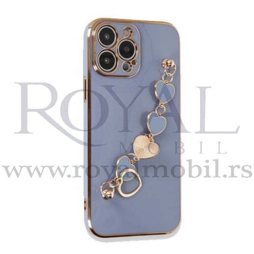 futrola queen chain za samsung A035 galaxy A03 sivo-plava Slike