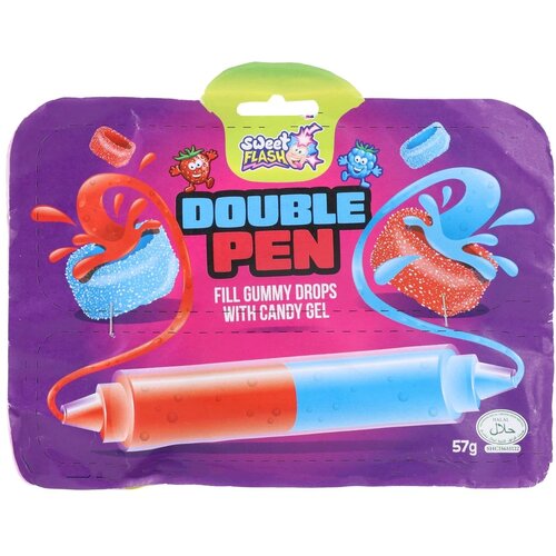  Jelly, gumena bombona, Double Pen, jagoda i malina, 57g Slike