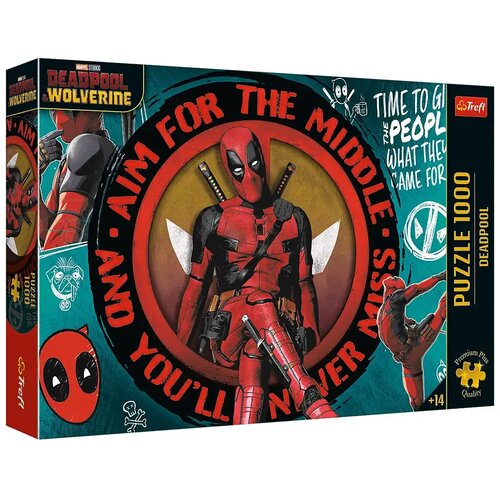 Trefl Deadpool Kaos, &scaron;ala i katane 1000-dijelna Premium plus quality slagalica - Cijene