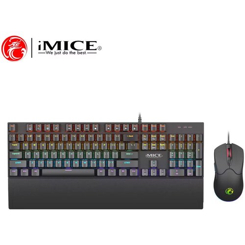  MEHANICKA TASTATURA I MIS KOMBO MK-X10 CRNI IMICE Cijene