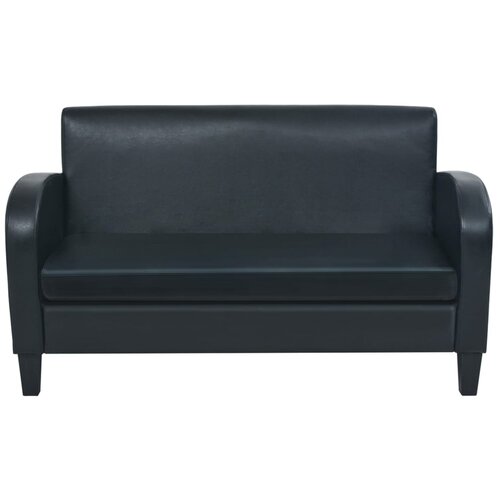 Maison Chic kavč - Sofa - Kanape dvosed umetno usnje črne barve, (21726779) Cene