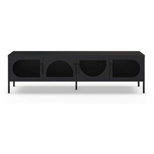 Marckeric Črna TV omarica 180x50 cm Tayra – Cene