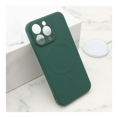  Futrola velvet touch magsafe za iphone 13 pro (6.1) tamno zelena ( F119929 ) Cene