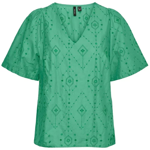 Vero_Moda Bluza 'ULINE' travnato zelena
