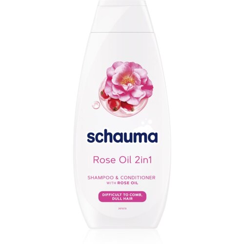 Schwarzkopf Schauma Rose Oil &amp;scaron;ampon i regenerator 2 u 1 za jednostavno ra&amp;scaron;če&amp;scaron;ljavanje kose 400 ml Slike
