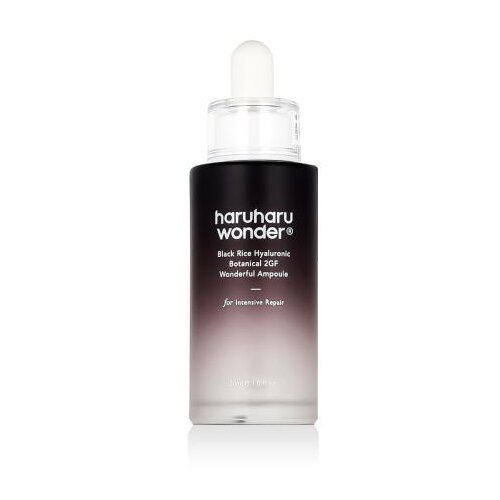 Haruharu Wonder Black Rice Hyaluronic Botanical 2GF Wonderful Ampoule serum za obraz za vse tipe kože 30 ml unisex Slike