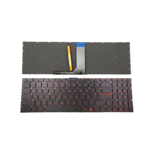 tastatura za msi GT73EVR 7RD GT73EVR 7RE GT73EVR 7RF GT73S 6RF osvetljenje, crvena Cene