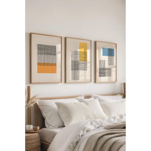 WALLXPERT Č-300652 - 3040 set dekorativnih slika u vi&scaron;e boja (3 komada) Cene