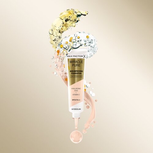 Max Factor Miracle Pure Skin-Improving Foundation SPF30 hranilna tekoča podlaga 30 ml odtenek 40 Light Ivory Slike