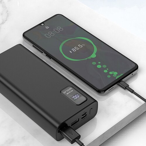 Power bank sa LED displejom Power Delivery 20000 mAh 3,7V crna Slike