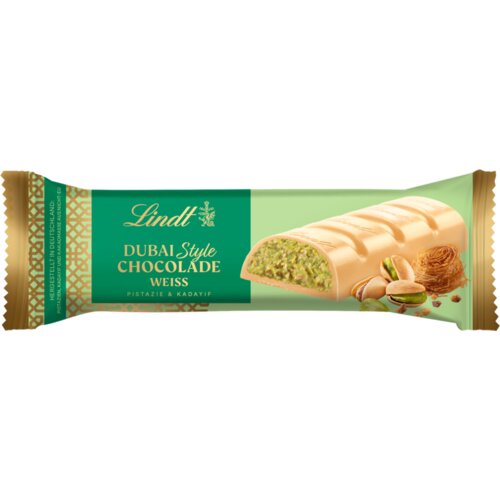 Lindt Plo&amp;scaron;čica Dubai Style Riegel, bela - 40 g Slike