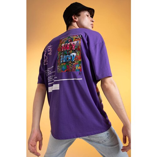 Defacto Coool Comfort Fit Crew Neck Printed T-Shirt Slike