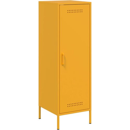 vidaXL Visoka omara gorčično rumena 36x39x113 cm jeklo Cene