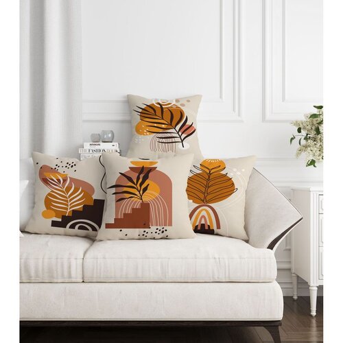 WALLXPERT Set ukrasnih jastučnica ASR-plw4-12, 43 x 43 cm, 4 komada, Vi&scaron;ebojne Cijene