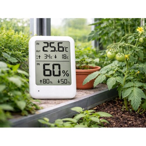  LCD termometar higrometar magnet alarm vanjski senzor Slike