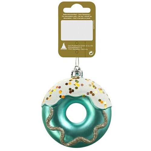  ukrasi za božićno drvce donut (zelene boje, plastika, okrugli oblik, 1 kom.) Cene
