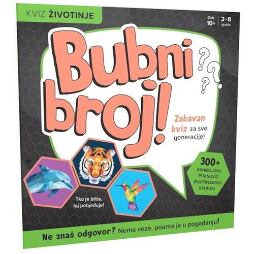 NAŠA DJECA Bubni broj - Kviz životinje 07508-1 Cijene