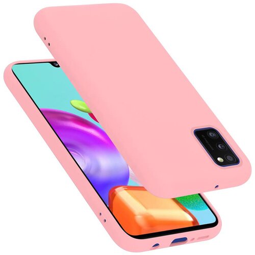 Cadorabo Ohi&amp;scaron;je združljiv s Samsungom v tekoči roza barvi - za&amp;scaron;čitni pokrov iz fleksibilnega silikona TPU, (20589591) Slike