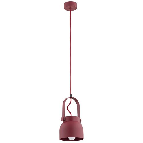  Argon 8292 - Luster na sajli LOGAN 1xE27/15W/230V prečnik 14 cm crvena Cene