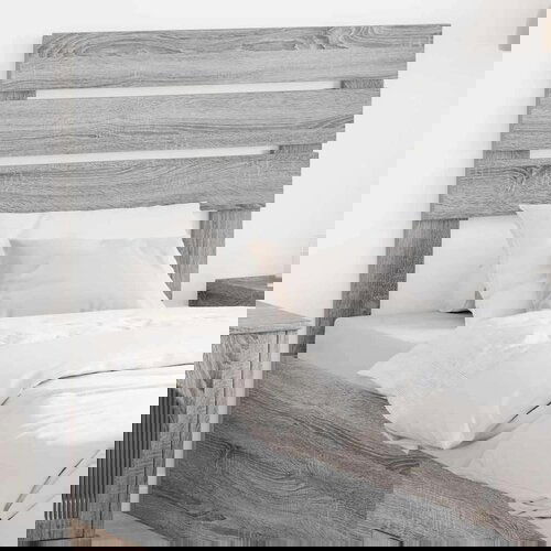  Uzglavlje s uzglavljem Siva Sonoma 100 cm Konstruirano drvo Cijene