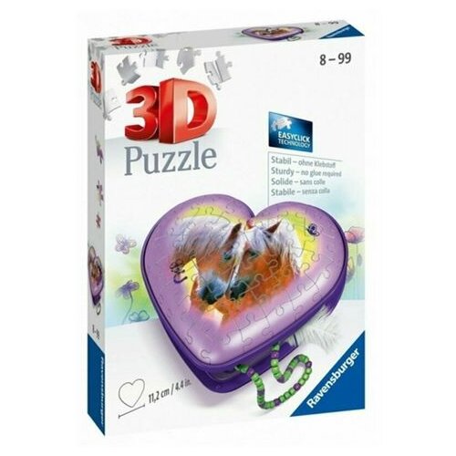 Ravensburger 3D puzzle kutija u obliku srca sa konjima RA11171 Cene