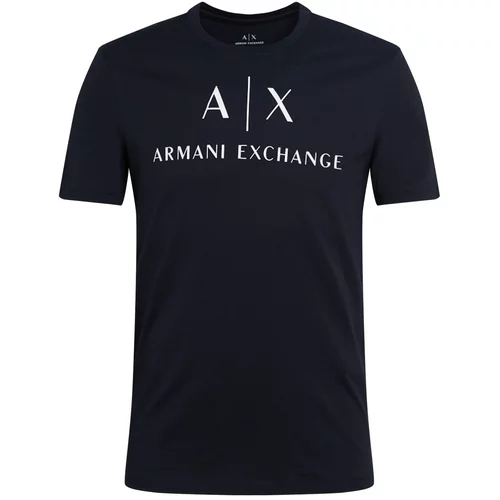 Armani_Exchange Majica mornarsko plava / bijela