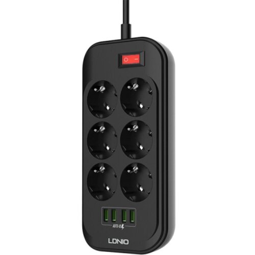 Ldnio Produzni kabl SE6403 6 uticnica 4xUSB 2.0m Cene