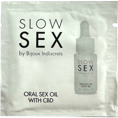 Bijoux Indiscrets Slow Sex Oral Sex Oil with CBD Sachette 2ml Cene