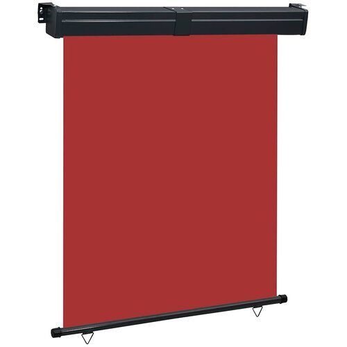 Balkonska bočna tenda 145 x 250 cm crvena Cijene