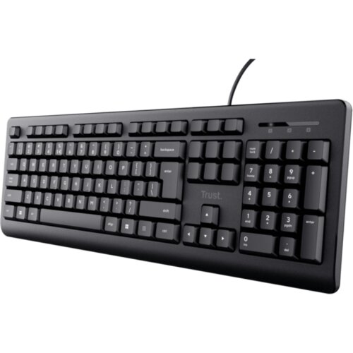 Trust tastatura basic žična US crna Cene