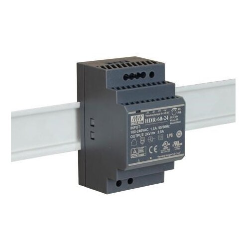 Pulsar ZASILACZ IMPULSOWY NA SZYNĘ DIN MEAN WELL HDR-60-24 24V /60W /2.5A Cijene