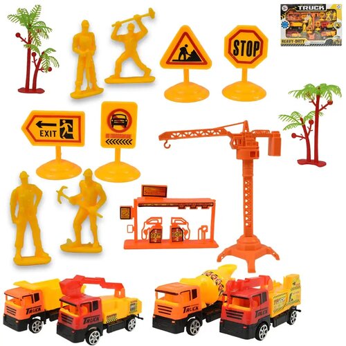 Magic Toys Heavy Duty: Komplet građevinskih igračaka s autićima i dodacima Cene