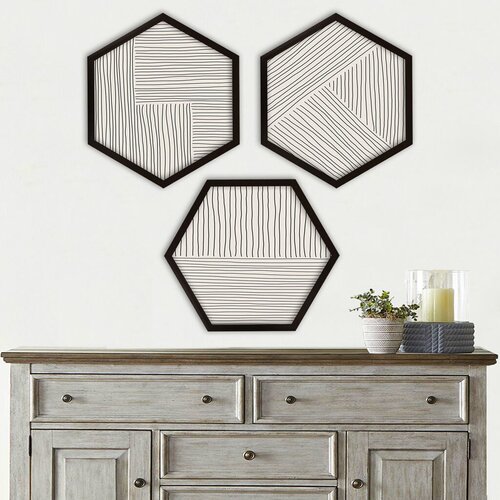 Wallity Uokvirena slika 6GEN176692, 35x35 cm, 3 dijela Cene