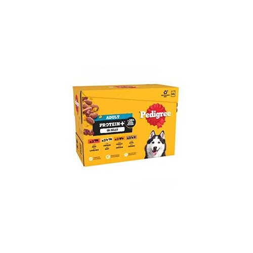 Pedigree Protein Adult izbor mesa 12x85g Slike